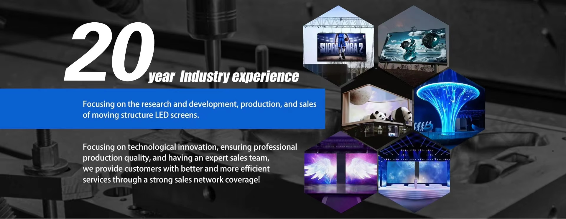 Kalite Hareketli LED Ekran Fabrika